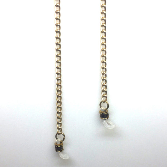 Χρυσή Μεταλλική Αλυσίδα Γυαλιών με Διακοσμητικά Κοχύλια SM